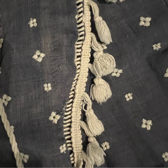 Maeve chambray embroidered blouse - Picture 4 of 6